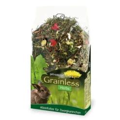 Aliment grainless herbes pour lapin nain 400g - JR FARM