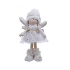 Ange lumineux 19x9x33cm blanc - LUMINEO