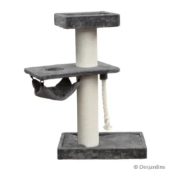 Arbre à chat gris foncé 130cm - DESJARDINS