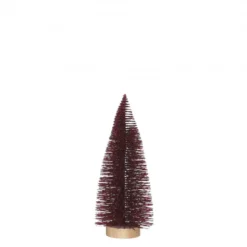 Arbre glitter ø8-H25 rouge - EDELMAN