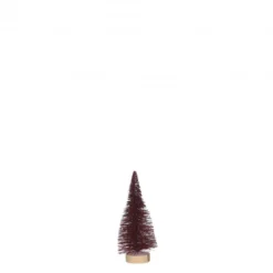 Arbre glitter ø6-H15 rouge - EDELMAN
