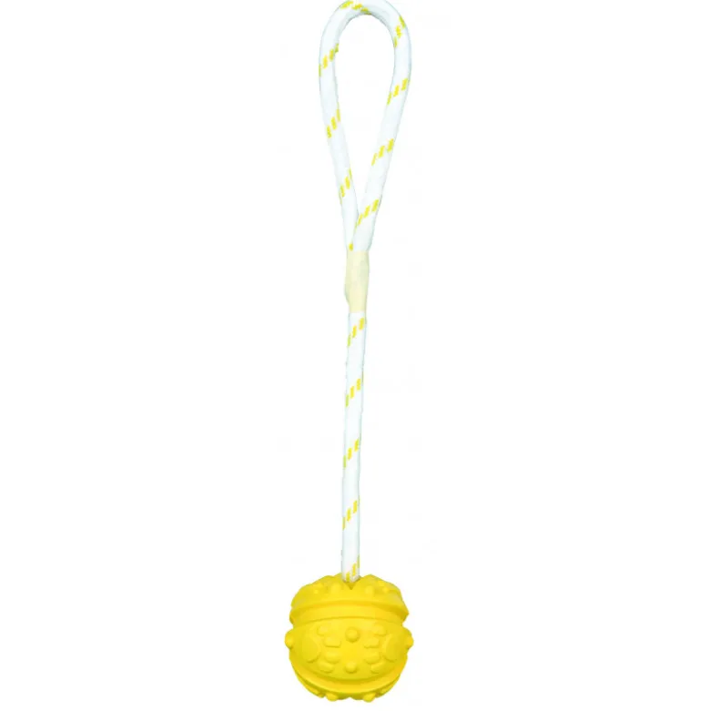 Balle sur une corde caoutchouc naturel flottant- TRIXIE
