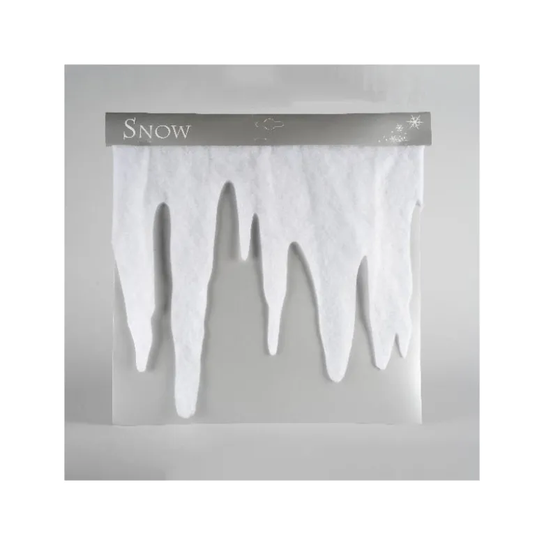 Bande stalactite ouate 2m blanc - DECORIS
