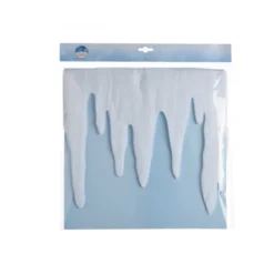 Bande stalactite ouate 2m blanc - DECORIS