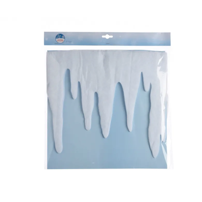 Bande stalactite ouate 2m blanc - DECORIS