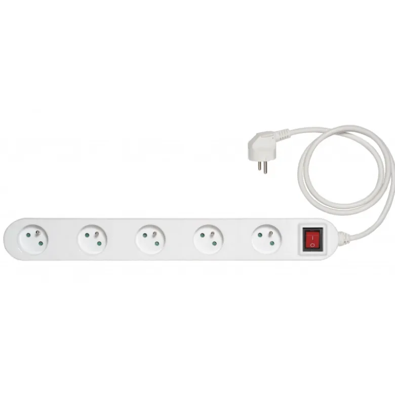 Bloc multiprises espacées - 5 prises- BLACHERE