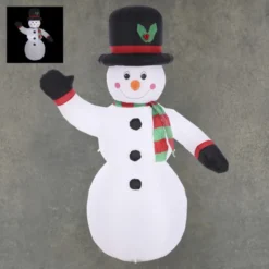 Bonhomme de neige gonflable LED 65x126-H200 - EDELMAN