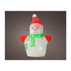 Bonhomme de neige lumineux solaire 53cm- LUMINEO