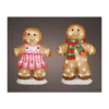 Bonhomme pain d'épice lumineux 2ass. 46cm - LUMINEO
