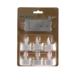 Bougie chauffe plat pack/6 ø3.8x4.6 flamme - LUMINEO