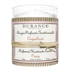 Bougie parfumée 180g coquelicot - DURANCE