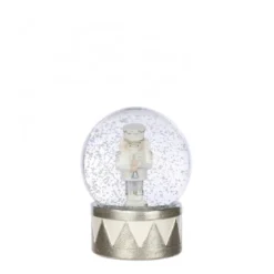 Boule à neige casse-noisette ø10-H13.5 blanc - EDELMAN