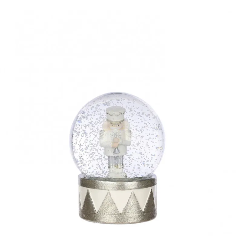 Boule à neige casse-noisette ø10-H13.5 blanc - EDELMAN