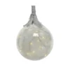 Boule verre plume/microLED ø14-30l blanc chaud - LUMINEO