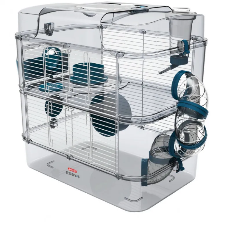 Cage rody 3 duo bleu - ZOLUX