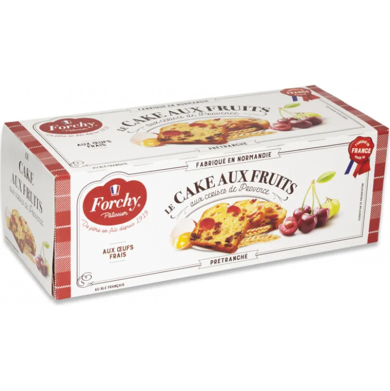 Cake fruits prétranché 275 g - FORCHY PATISSIER