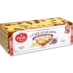 CAKE RAISINS 4 tranches 275 g - FORCHY PATISSIER