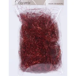 Cheveux d'ange ø2x16x13 rouge - DECORIS