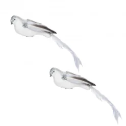 Clip oiseau 2 pièces 6.5x37-H6.5 bleu clair - EDELMAN