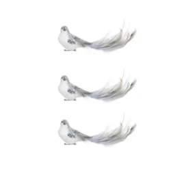 Clip oiseau 3 pièces 4.5x18-H5.5 bleu clair - EDELMAN