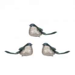 Clip oiseau 3 pièces 5x17-H5 vert - EDELMAN