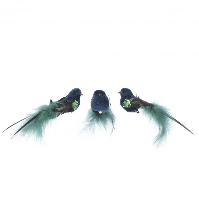 Clip oiseau 3 pièces 4.5x18-H5.5 vert - EDELMAN