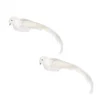 Clips oiseau 2 pièces 6.5x37-H6.5 blanc - EDELMAN