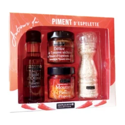Coffret Autour du Piment d'Espelette 410g - SAVOR ET SENS