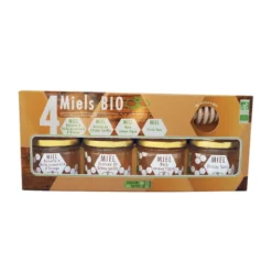 Coffret 4 Miels BIO 120g - SAVOR ET SENS