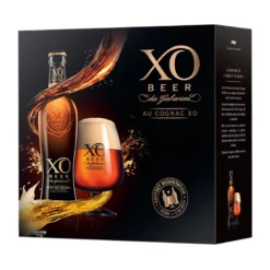 Coffret XO Beer premium 6.5° - 2x33 cl+1 verre - BRASSERIE DES GABARIERS