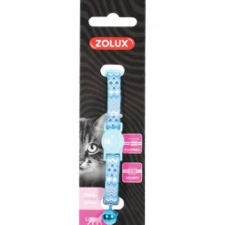 Collier nylon ethnic  reglable bleu - ZOLUX