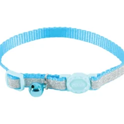 Collier nylon shiny reglable bleu - ZOLUX