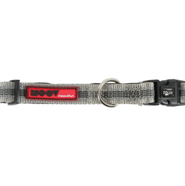 Collier reglable 25mm moov gris - ZOLUX