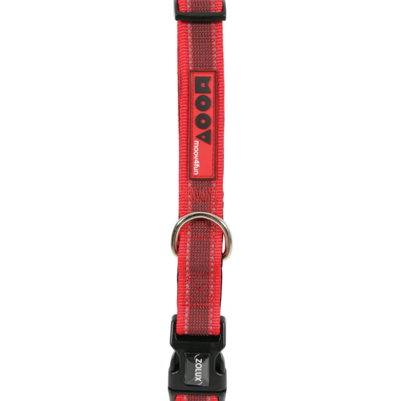 Collier reglable 40mm moov rouge - ZOLUX