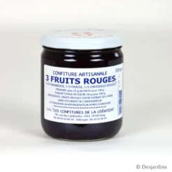 Confiture aux 3 fruits rouges - 500g
