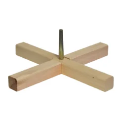 Croix 59 cm bois axe métal - GREEN CAP