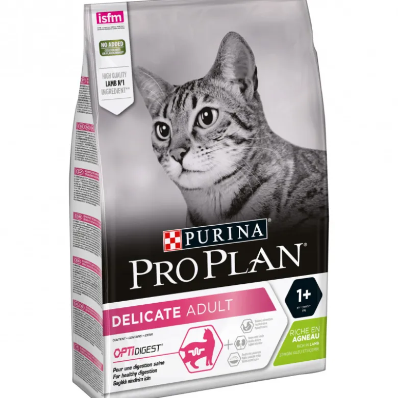 Croquettes chats-delicate adult agneau 3kg - PURINA