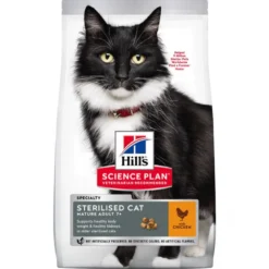 Croquettes pour chat âgé stérilisé au poulet 3KG - HILL'S
