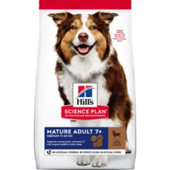 Croquettes pour chien âgé à l'agneau et riz 12KG - HILL'S