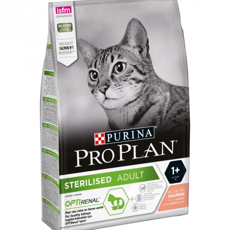 Croquettes Proplan Sterilised au saumon - 3kg