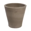 Cuvier Goicoechea "Contemporain" terre cuite teintée gris - ø36x36cm