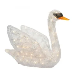 Cygne lumineux 49x27x40cm - LUMINEO