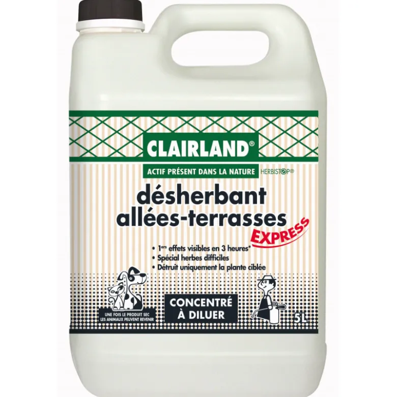 Desherbant allées terrasses concentre 5l - CLAIRLAND BIOCONTROLE