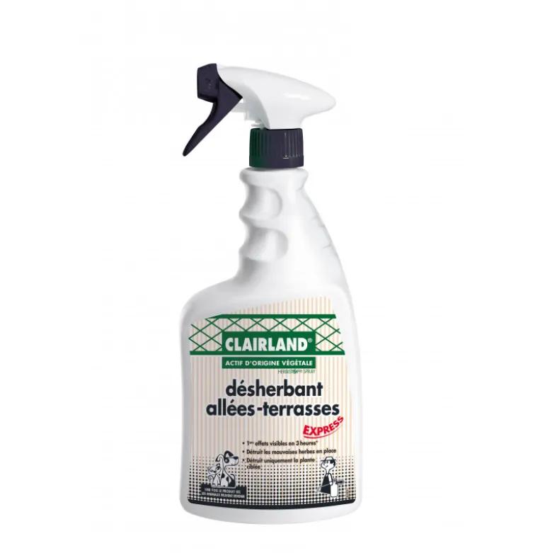 Desherbant allées terrasses végétal bio 900ml - CLAIRLAND