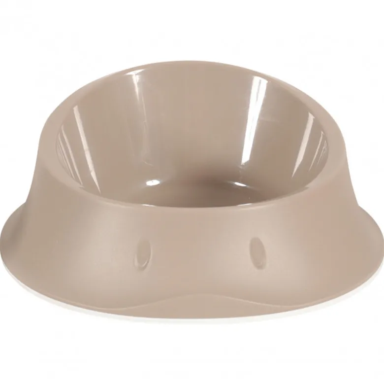 Ecuelle plastique a/d smart bowl 350 ml taupe - ZOLUX