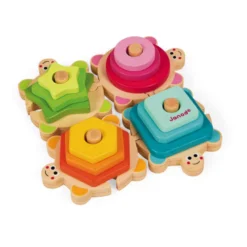 Empilables tortues I Wood - JANOD