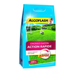 Engrais gazon action rapide sac 7kg pour 350m - ALGOFLASH