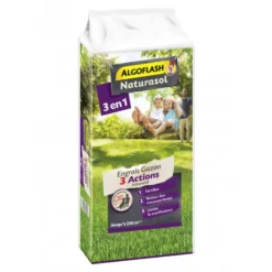 Engrais gazon 3 actions 10kg 250m - ALGOFLASH