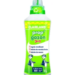 Engrais gazon liquide prop'gazon 3 en 1 1l - CLAIRLAND