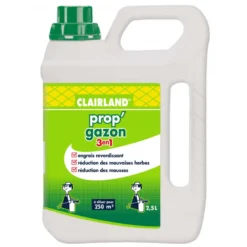 Engrais gazon liquide prop'gazon 3 en 1 2.5l - CLAIRLAND